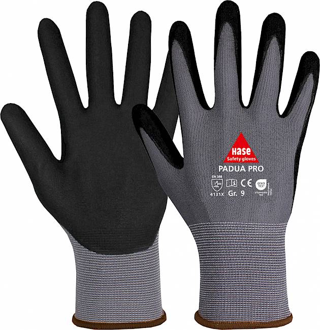 Hase Padua Pro Montagehandschuh mit Micro-Nitrilschaum 10 Stk.