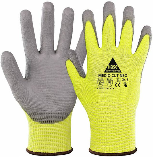 Hase Medio Cut Neo Schnittschutzhandschuh Level D 10 Stk.