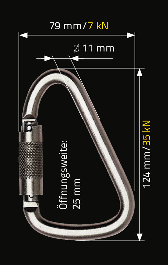 MAS Bergsteigerkarabiner