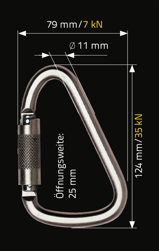 MAS Bergsteigerkarabiner